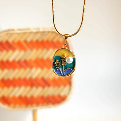 Sunlit Tree Necklace