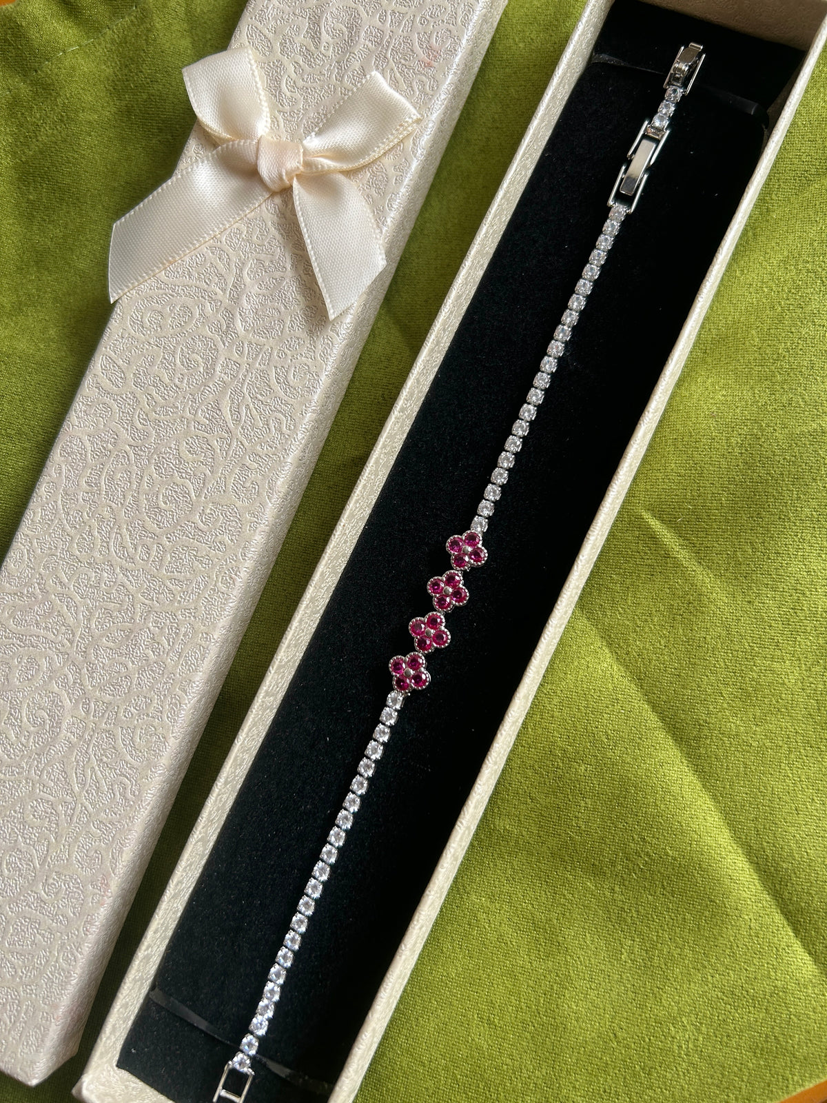 The Rosalie Clover Tennis Bracelet