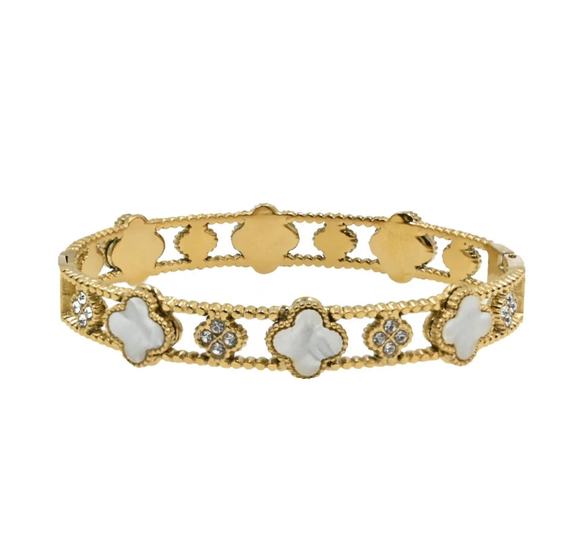Clover Studded Bracelet