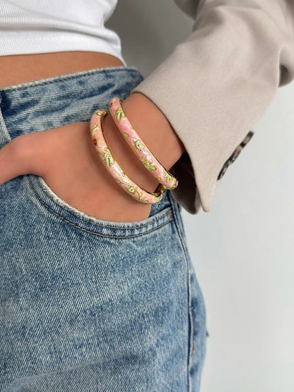 Pink Victorian Bangle (Pack of 1)