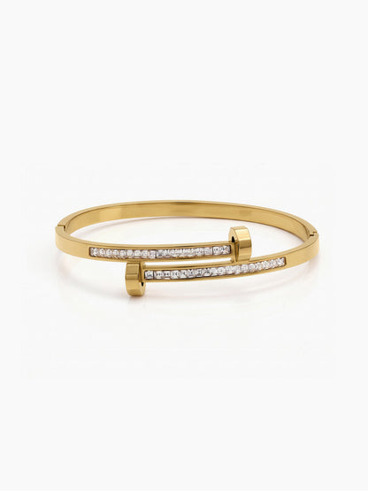 Luxe Nail Crystal Bangle (Baby Size)