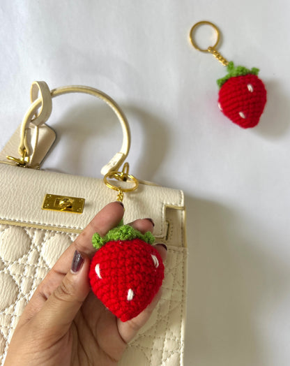 Strawberry Keychain