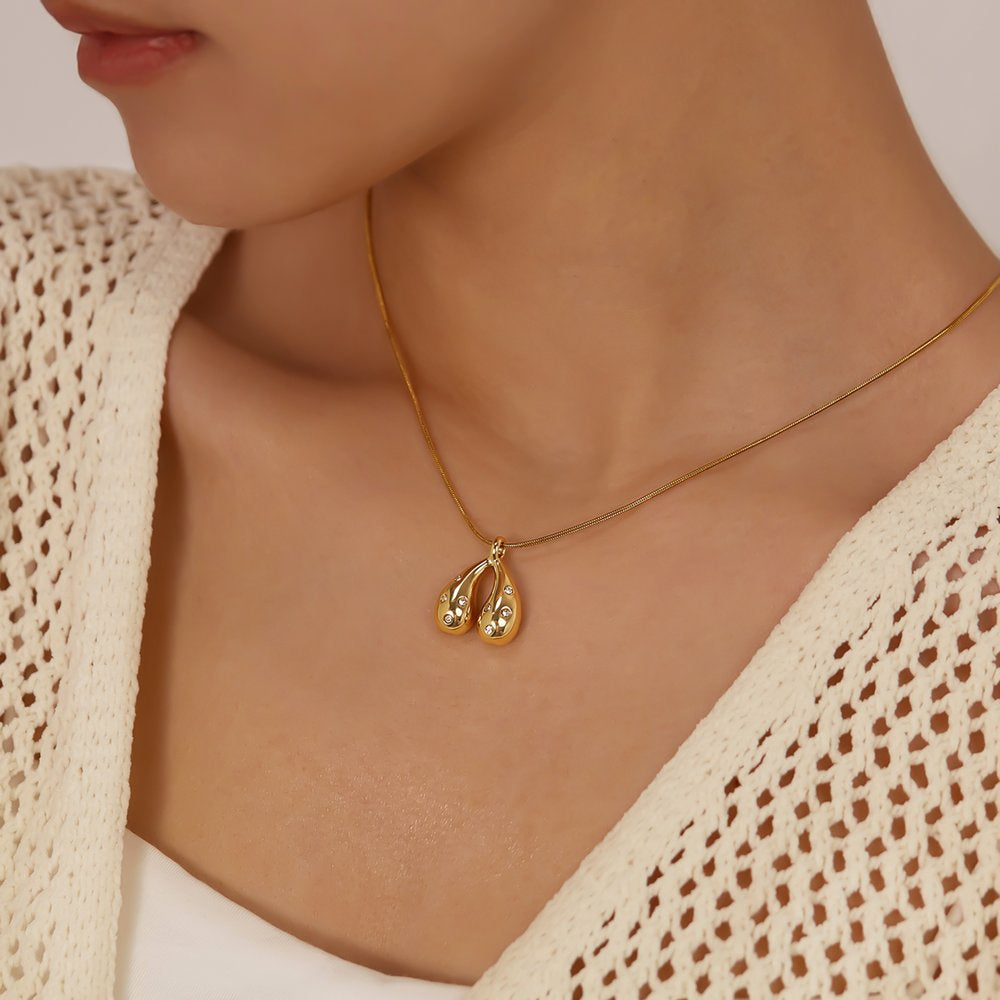 Ekta- Studded Healing Necklace