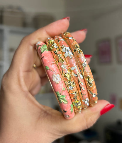 Peach Blossom Royale Stack (Set of 4)