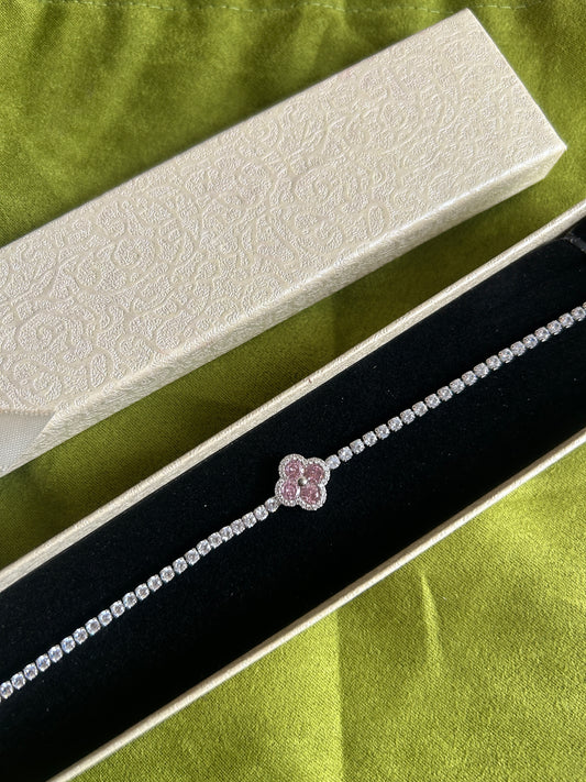 The Juliette Clover Tennis Bracelet