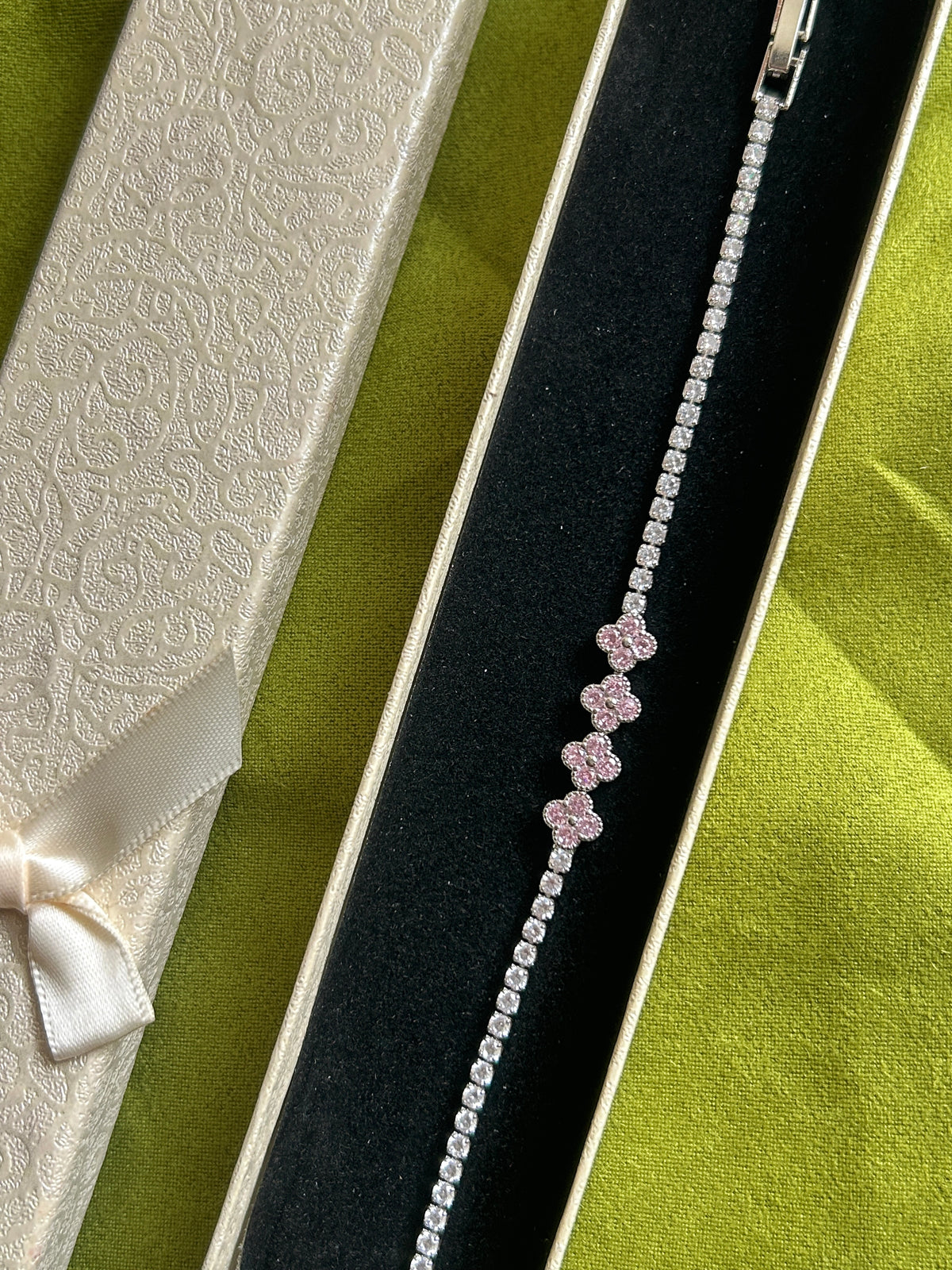 The Rosalie Clover Tennis Bracelet