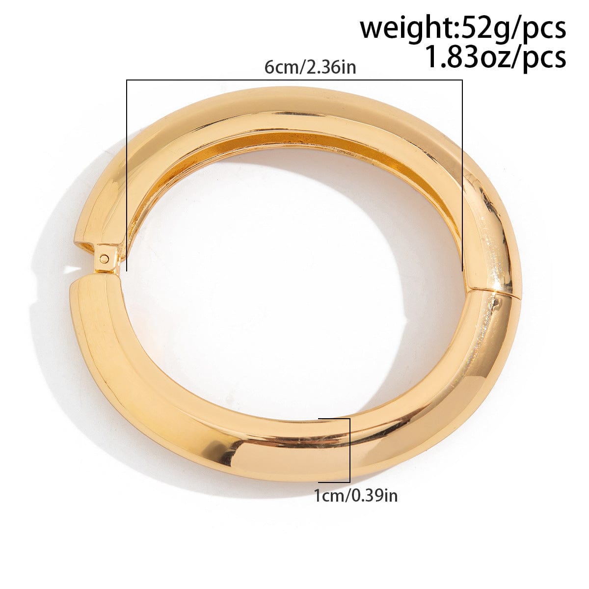 Gold Tunnel Bracelet