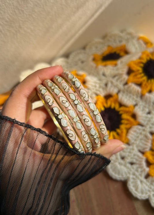 Pastel Pink Vintage Bangle (each bangle)