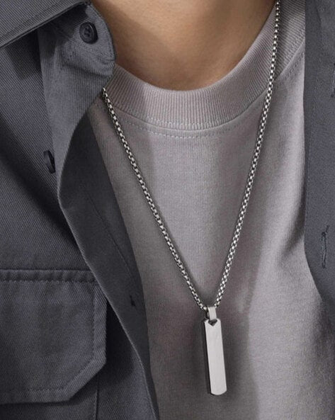 Silver Board Neckchain