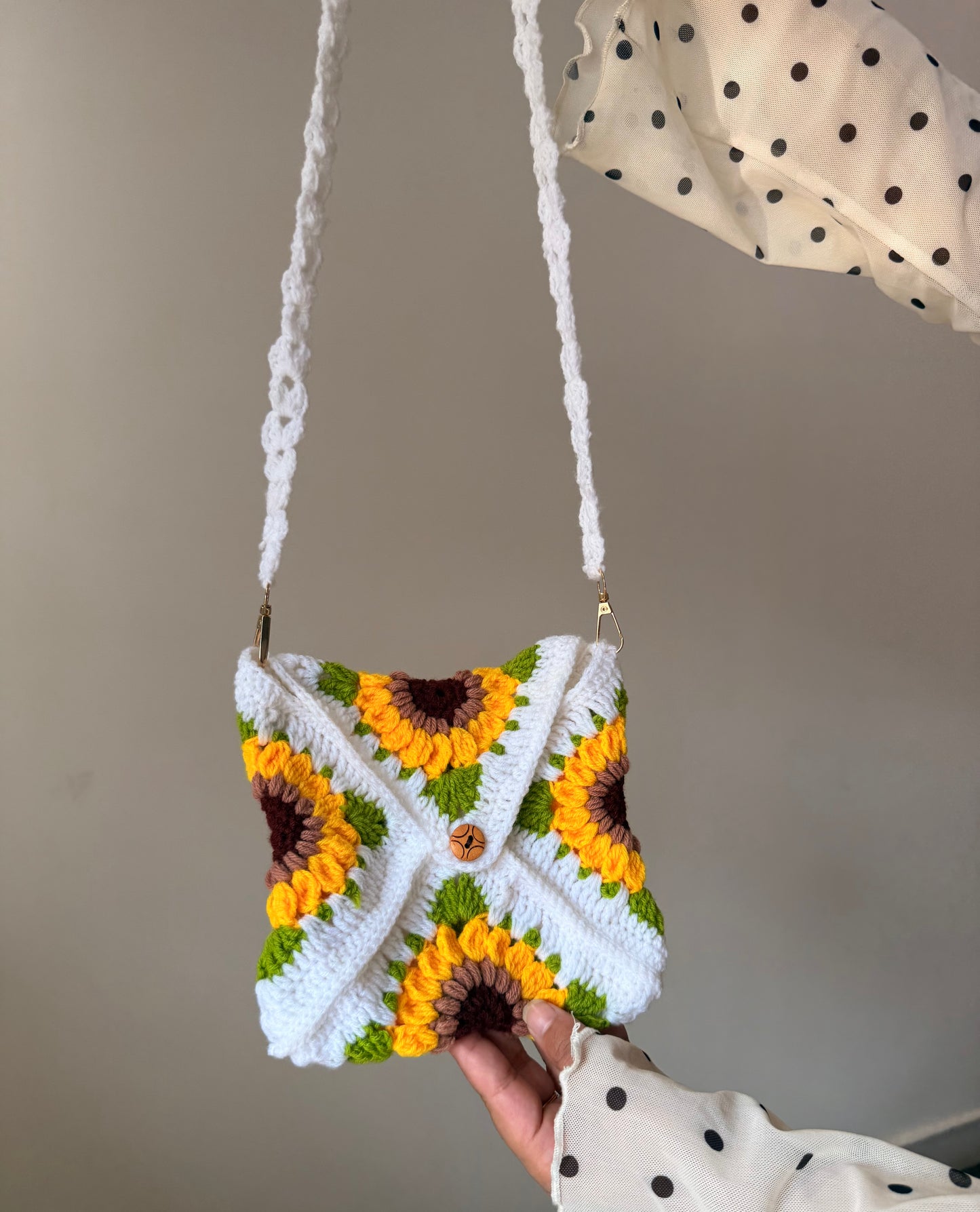 Sunflower Cottage Sling Bag 🌻