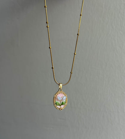 Pearl Petals Necklace