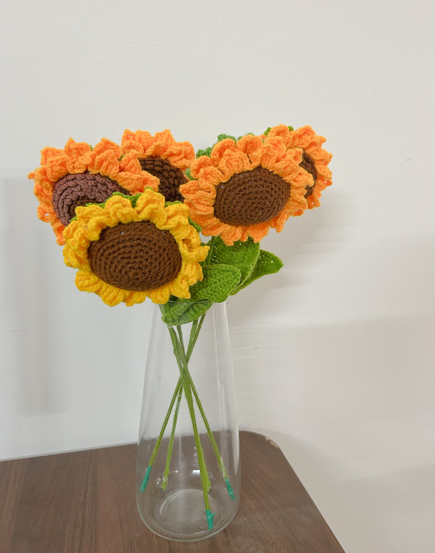 Realistic Crochet Sunflower