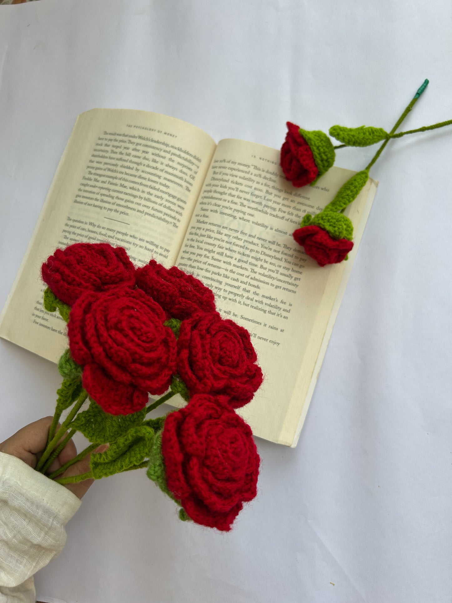 Crochet Rose - Red