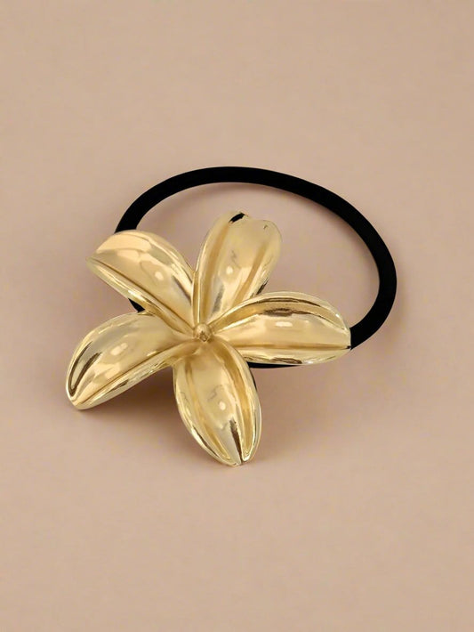 Daisy gold plated pony cuff