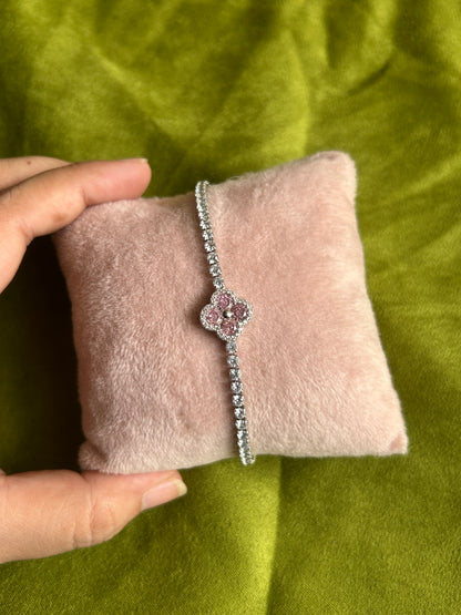 The Juliette Clover Tennis Bracelet