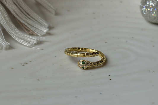 Gold Serpent Ring