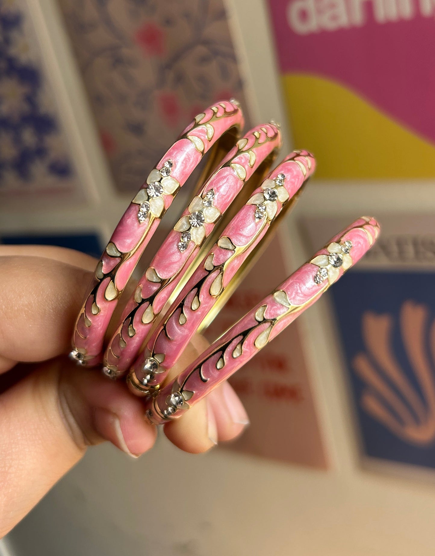 Pink Vintage Bangles (each bangle)