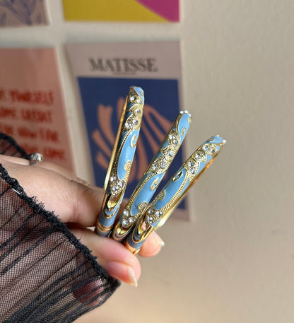 Blue Vintage Bangle (each bangle)