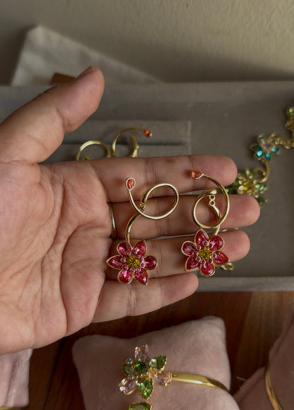Rosella Botanical Earrings