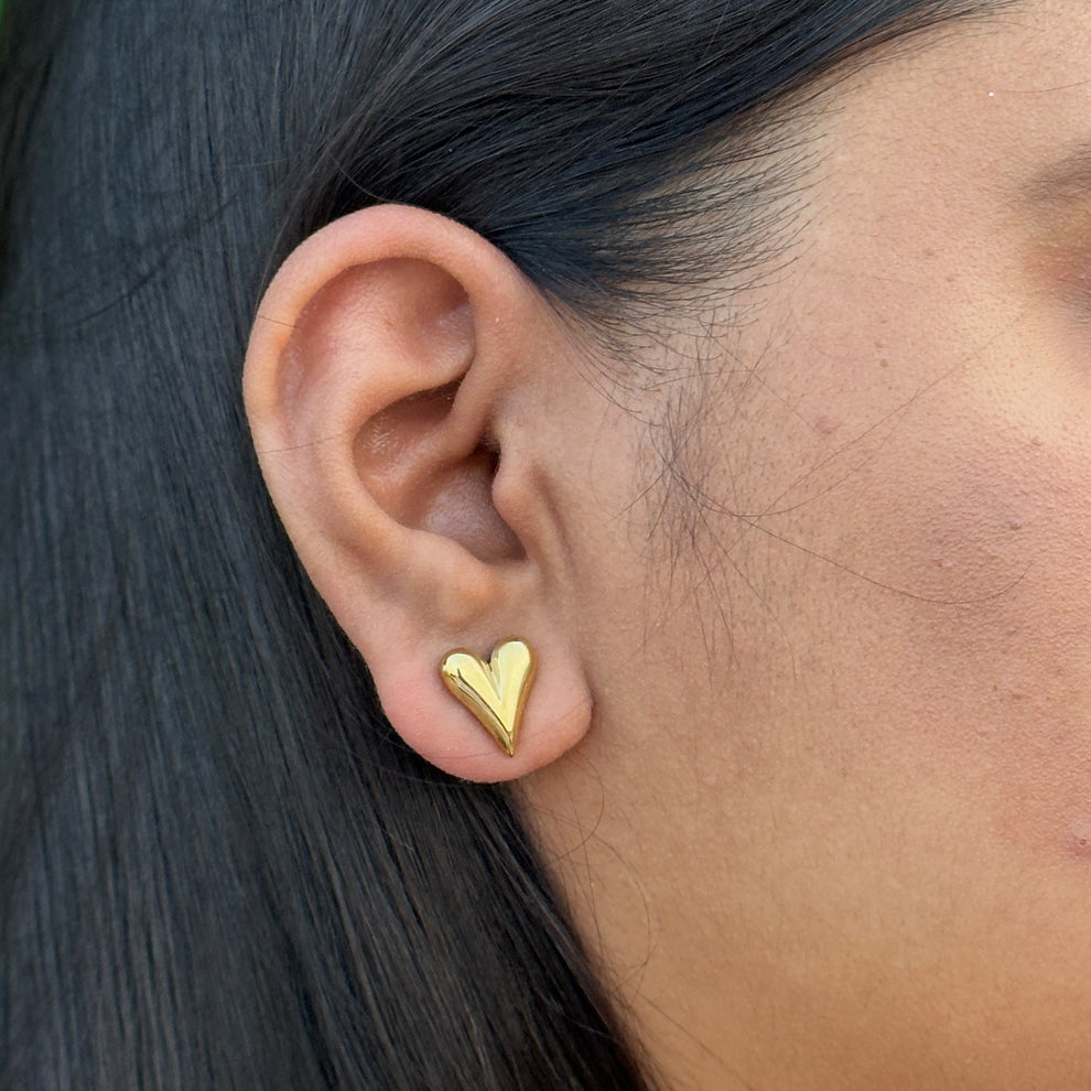 Heart Studs