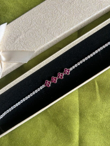 The Rosalie Clover Tennis Bracelet