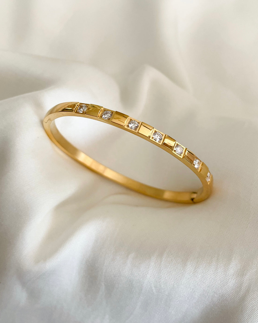 Celeste Crystal Bangle (Baby Size)