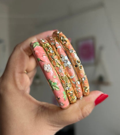 Peach Blossom Royale Stack (Set of 4)