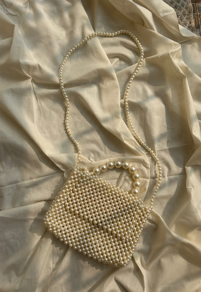 Pearl Crossbody Beaded Bag