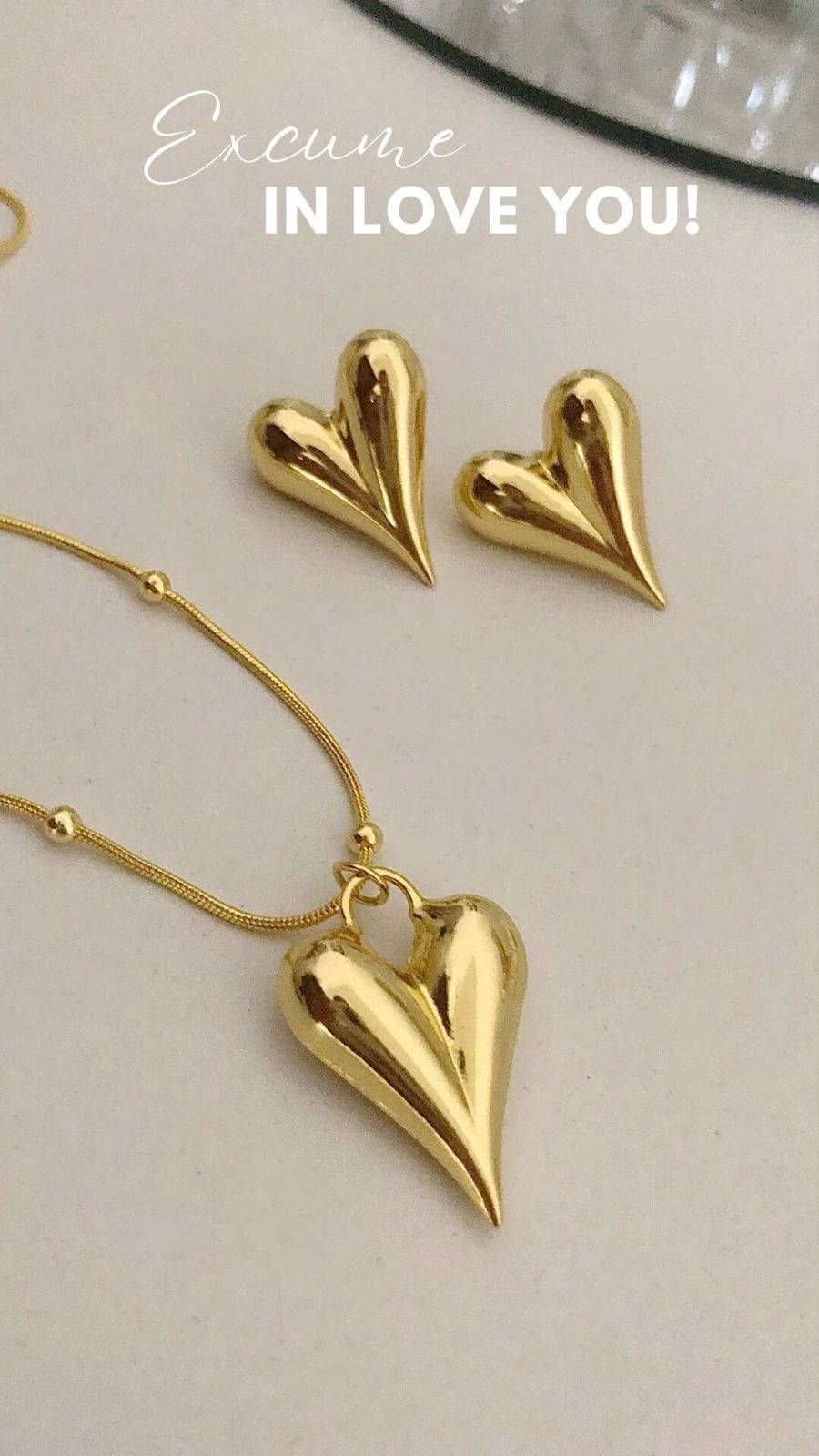 Heart Studs