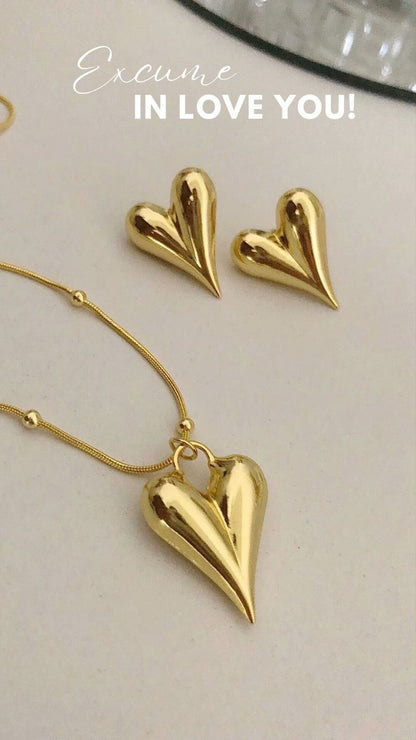 Heart Studs