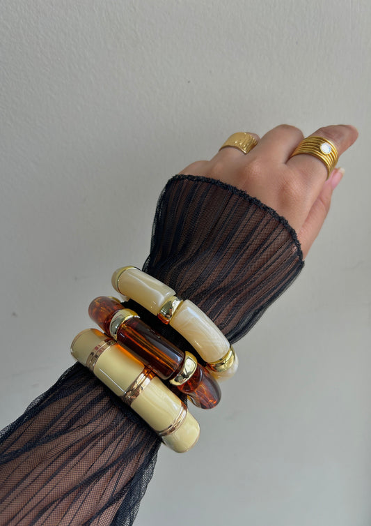 Butterscotch Drip Stack