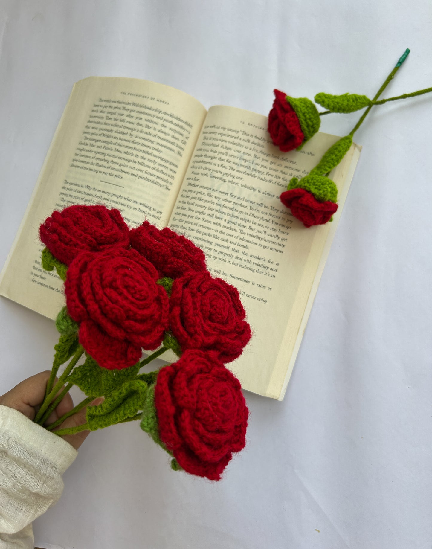 Crochet Rose - Red