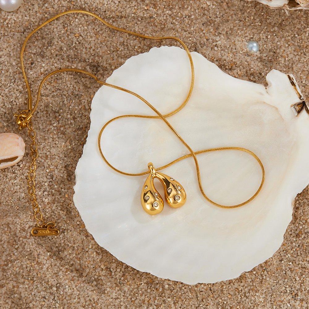 Ekta- Studded Healing Necklace