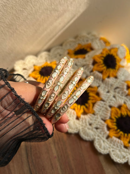 Pastel Pink Vintage Bangle (each bangle)