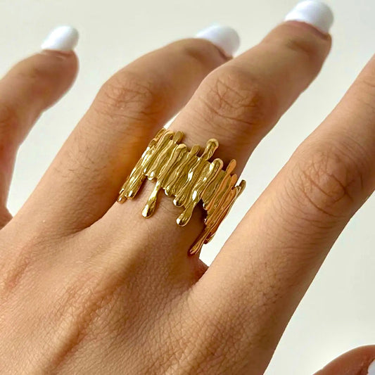 Gold Melting Ring