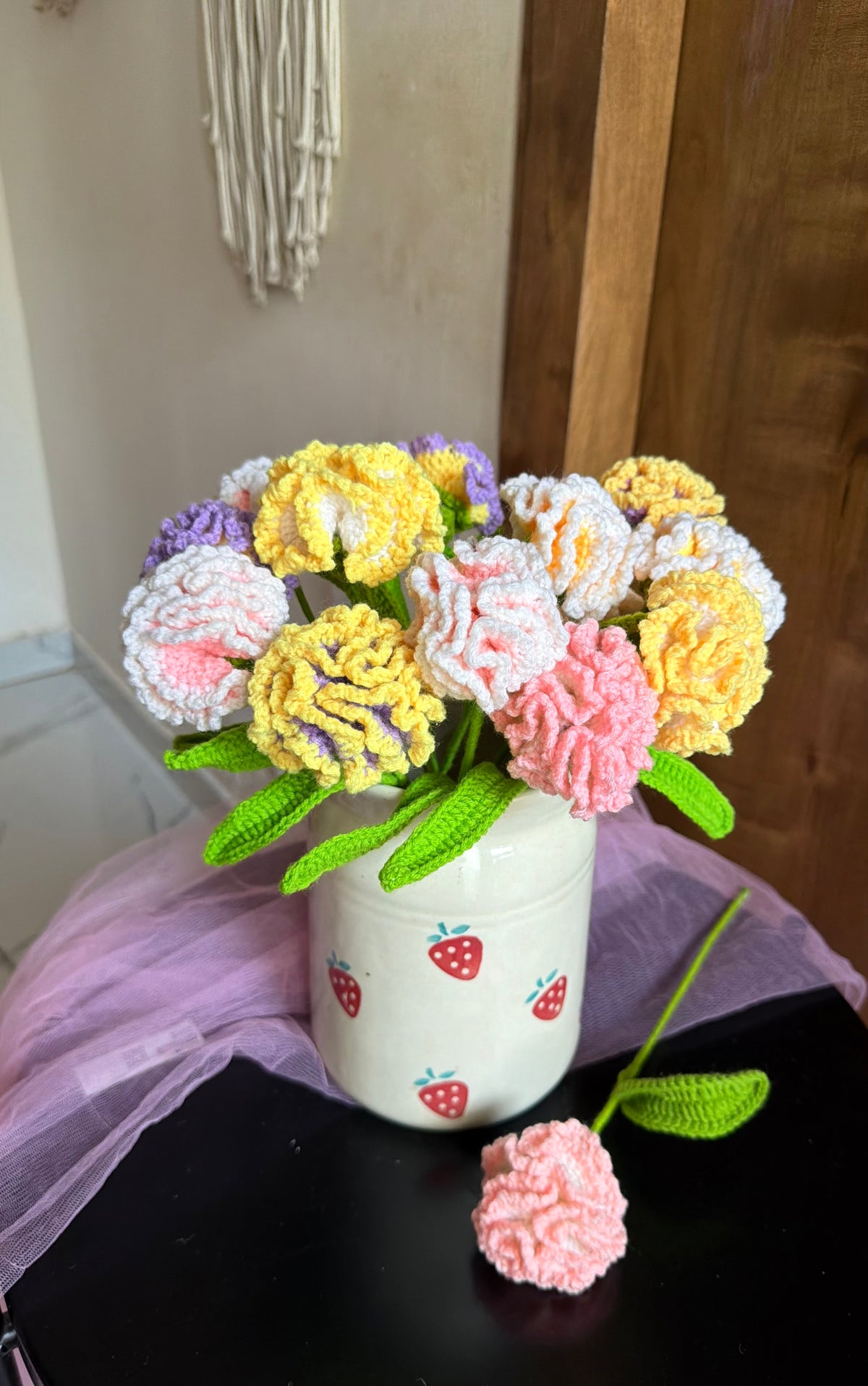Crochet Carnation flower