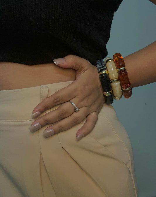 Mocha Marble stack