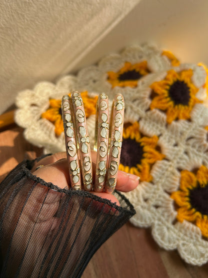 Pastel Pink Vintage Bangle (each bangle)