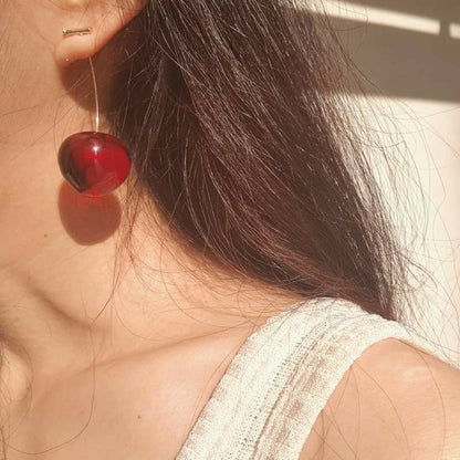 Christmas Cherry Earrings