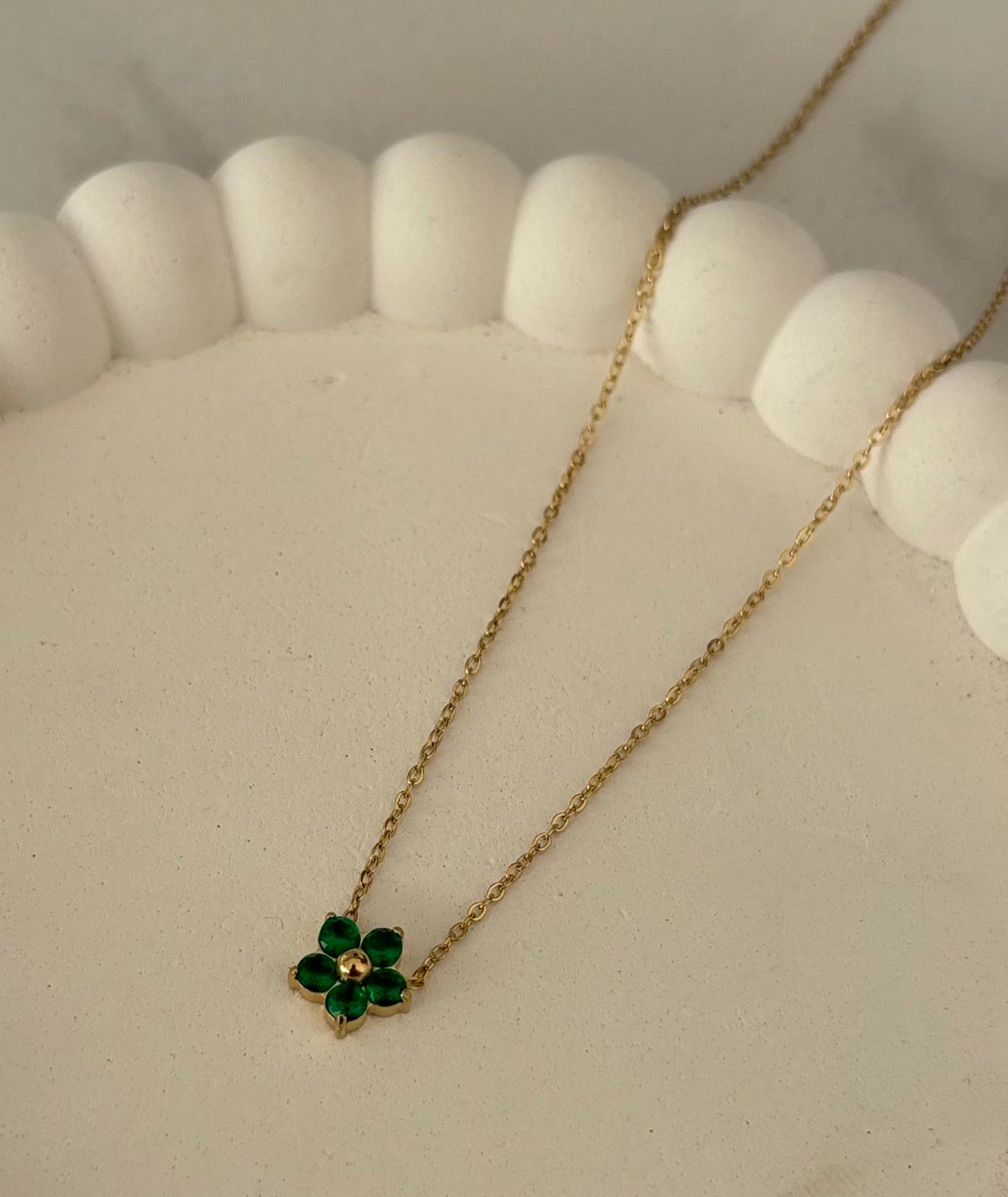Emerald Bloom Necklace