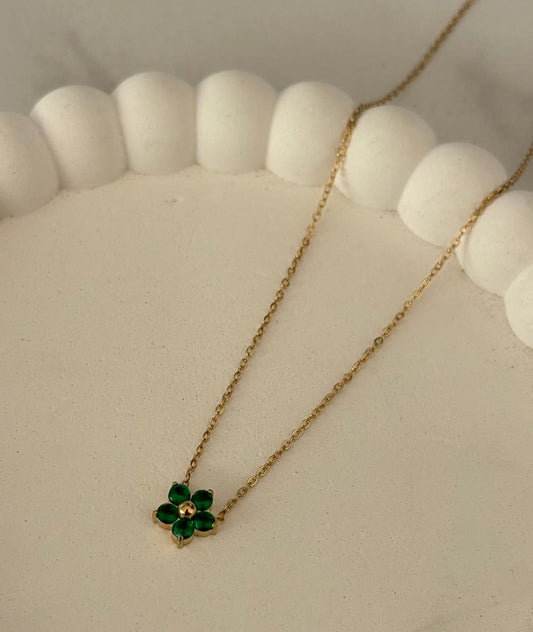 Emerald Bloom Necklace