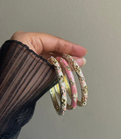 Rosy Noir Bracelet Stack
