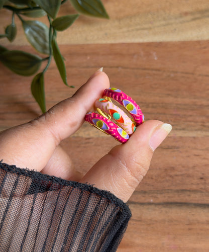Evil Eye Enamel Ring