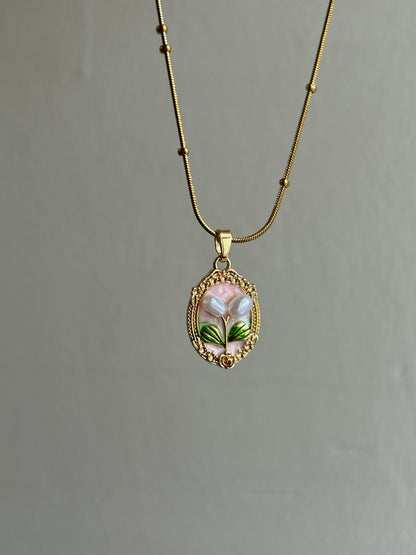 Pearl Petals Necklace