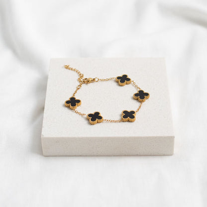 Black Clover Charm Bracelet