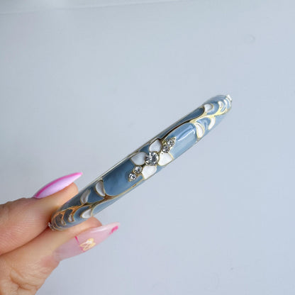 Powder Blue Vintage Bangle (Pack of 1)