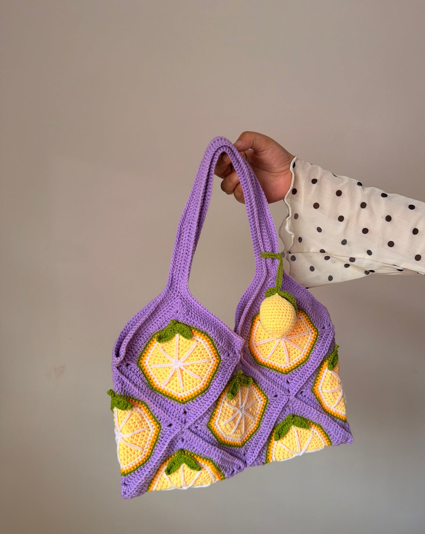 Zesty Lemon Crochet Bag 🍋
