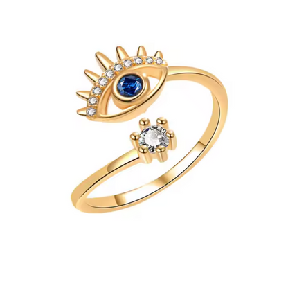 Luxe Evil Eve Ring