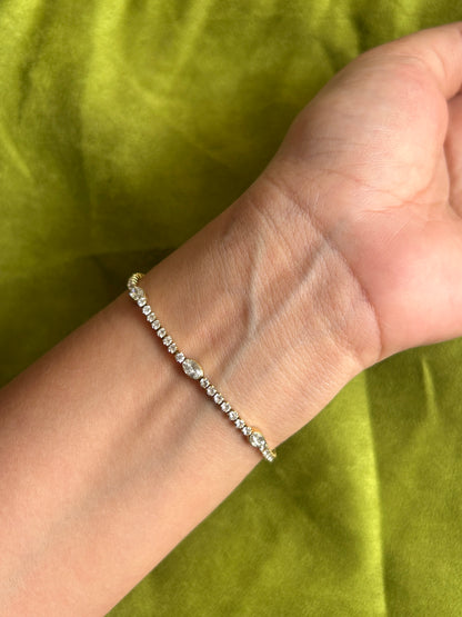 The Valentina Tennis Bracelet