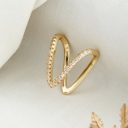 Luxe Reversible V-Shape Ring